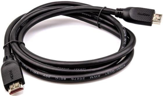 Кабель HDMI 5м AOpen ACG517D-5M круглый черный кабель hdmi 1 5м thomson 00132106 круглый черный