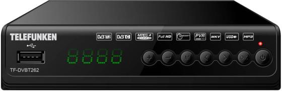 Ресивер DVB-T2 Telefunken TF-DVBT262 черный