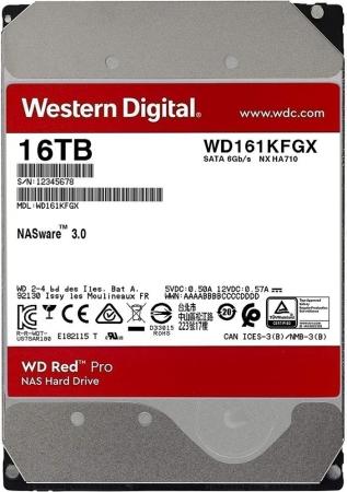 Жесткий диск 3.5" 16 Tb 7200 rpm 512 Mb cache Western Digital WD161KFGX SATA III 6 Gb/s