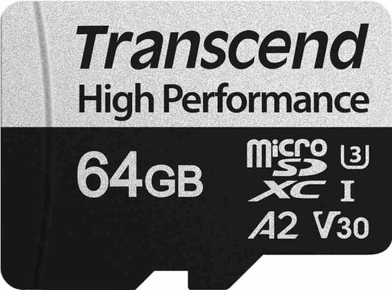 Карта памяти SD XC 64Gb Transcend High Performance 330S TS64GSDC330S