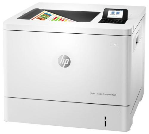 Принтер лазерный HP Color LaserJet Enterprise M554dn (7ZU81A) A4 Duplex лазерный принтер hp laserjet enterprise m507dn 1pv87a