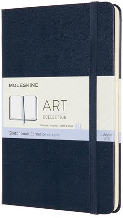 Блокнот для рисования Moleskine ART SKETCHBOOK ARTQP054B20 Medium 115x180мм 88стр. твердая обложка синий