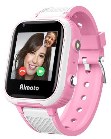 Детские умные часы AIMOTO Pro Indigo 4G розовые aimoto start 2 детские умные часы с gps розовые