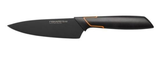 Нож кухонный Fiskars Edge (1003096) стальной разделочный лезв.120мм прямая заточка черный/оранжевый