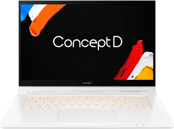 Ноутбук Acer ConceptD 3 Ezel CC315-72G-74M6 15.6" 1920x1080 Intel Core i7-10750H 512 Gb 16Gb WiFi (802.11 b/g/n/ac/ax) Bluetooth 5.0 nVidia GeForce GTX 1650 Ti 4096 Мб белый Windows 10 Professional NX.C5PER.002