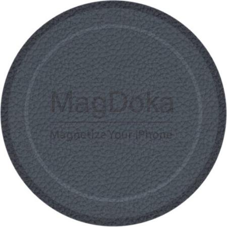 Магнитное крепление SwitchEasy MagDoka Mounting Disc для зарядного устройства Apple MagSafe. Совместим с Apple iPhone 12&11. Внешняя отделка: полиуретан. Цвет: синий.