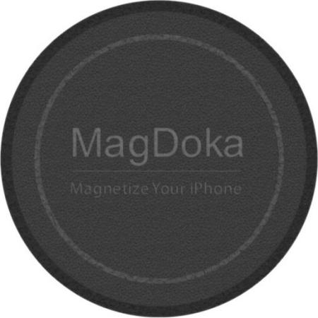 Магнитное крепление SwitchEasy MagDoka Mounting Disc для зарядного устройства Apple MagSafe. Совместим с Apple iPhone 12&11. Внешняя отделка: полиуретан. Цвет: черный