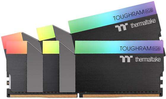 Оперативная память для компьютера 16Gb (2x8Gb) PC4-32000 4000MHz DDR4 DIMM CL19 Thermaltake TOUGHRAM RGB R009D408GX2-4000C19A