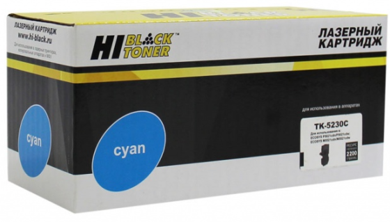 Тонер-картридж Hi-Black TK-5230C для Kyocera P5021cdn/M5521cdn 2200стр Голубой картридж hi black hb cb541a