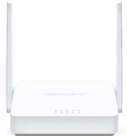 Беспроводной маршрутизатор ADSL Mercusys MW300D 802.11bgn 300Mbps 2.4 ГГц 3xLAN белый
