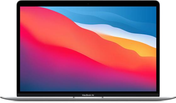 Ноутбук Apple MacBook Air 13 Late 2020 13.3" 2560x1600 Apple -M1 512 Gb 8Gb Bluetooth 5.0 WiFi (802.11 b/g/n/ac/ax) Apple M1 (8-core) серебристый macOS MGNA3RU/A
