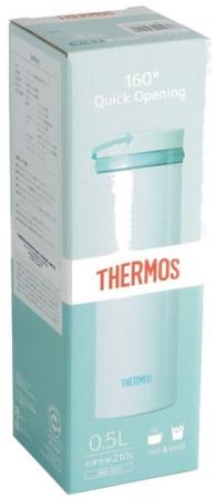 Термос Thermos JNO-501-MNT 0.5л. белый/голубой картонная коробка (924643)