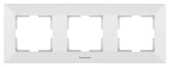 Рамка Panasonic Arkedia WMTF08032WH-RU 3x горизонтальный монтаж пластик белый (упак.:1шт)