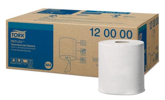 Полотенца бумажные Tork Reflex 6 шт 1-слойные 120000