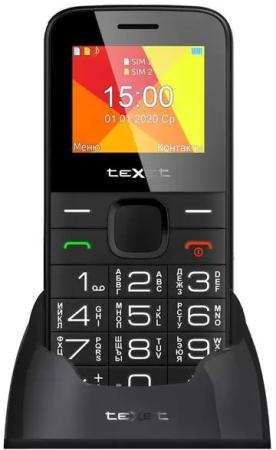 Телефон Texet TM-B201 черный 1.77" 32 Mb