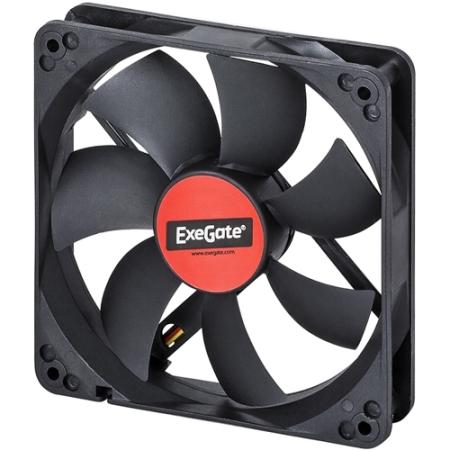 Exegate EX283385RUS Вентилятор ExeGate ExtraPower EP12025S2P, 120x120x25 мм, подшипник скольжения, 2pin, 1600RPM, 26dBA
