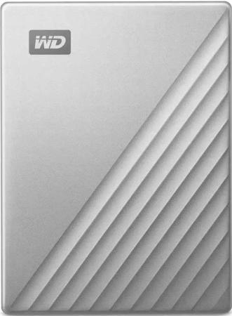Внешний жесткий диск 2.5" 1 Tb USB Type-C Western Digital My Passport Ultra серебристый WDBC3C0010BSL-WESN