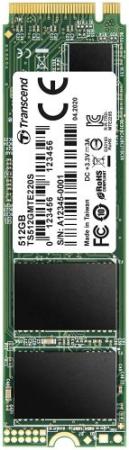 Твердотельный накопитель SSD M.2 512 Gb Transcend MTE220S Read 3300Mb/s Write 2100Mb/s 3D NAND TLC TS512GMTE220S