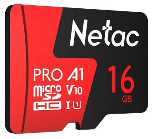Флеш-накопитель NeTac Карта памяти Netac MicroSD P500 Extreme Pro 16GB, Retail version card only твердотельный накопитель hp p500 120gb silver 7pd48aa abb