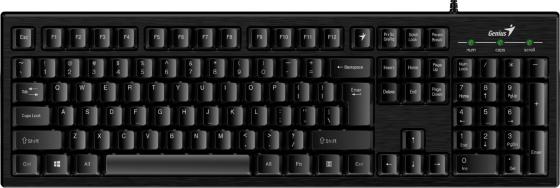 Клавиатура проводная Genius Smart KB-101 USB черный