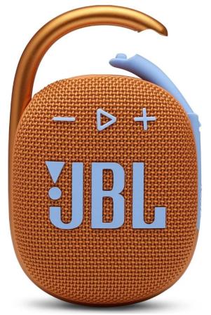 Динамик JBL Портативная акустическая система JBL CLIP 4, оранжевая