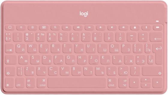 Клавиатура Logitech Keys-To-Go механическая розовый USB беспроводная BT Multimedia for gamer 920-010122
