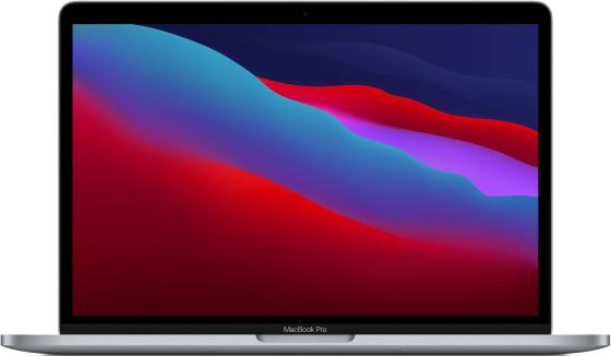 Ультрабук Apple MacBook Pro M1 13.3" 2560x1600 Apple -M1 SSD 512 Gb 8Gb WiFi (802.11 b/g/n/ac/ax) Bluetooth 5.0 Apple M1 (8-core) серый macOS MYD92RU/A