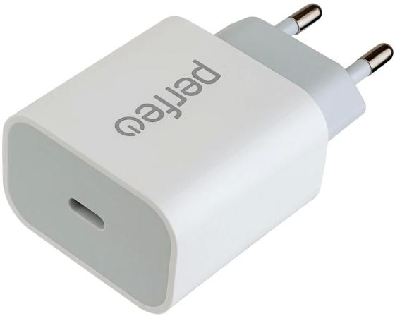 Зарядное устройство Perfeo I4641 USB-C белый