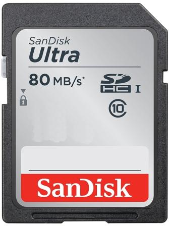 Флеш карта SD 32GB SanDisk SDHC Class 10 UHS-I Ultra 120MB/s