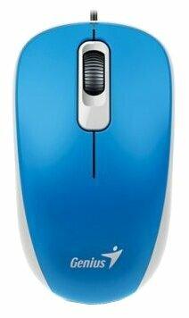 Мышь проводная Genius DX-110 синий USB 31010009400