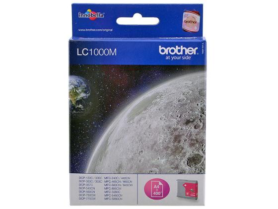 

Картридж Brother LC1000M для MFC-240C DCP-130C DCP-330C пурпурный