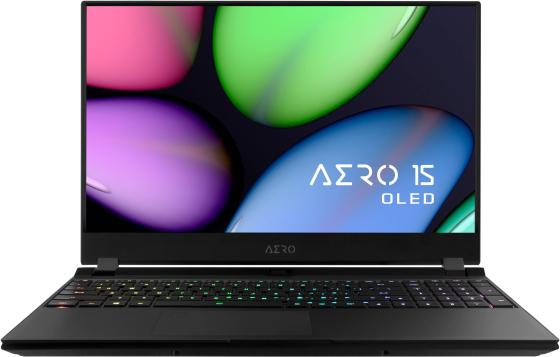 Ноутбук GigaByte Aero 15 OLED KD 15.6" 3840x2160 Intel Core i7-11800H SSD 1024 Gb 16Gb WiFi (802.11 b/g/n/ac/ax) Bluetooth 5.2 nVidia GeForce RTX 3060 Max-Q 6144 Мб черный Windows 10 Professional KD-72RU624SP