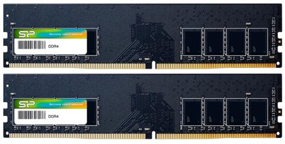 Оперативная память для компьютера 16Gb (2x8Gb) PC4-28800 3600MHz DDR4 DIMM CL18 Silicon Power XPower AirCool SP016GXLZU360B2A