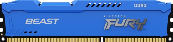 Оперативная память для компьютера 8Gb (1x8Gb) PC3-12800 1600MHz DDR3 DIMM CL10 Kingston FURY Beast Blue KF316C10B/8