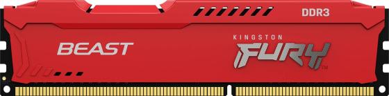 Оперативная память для компьютера 8Gb (1x8Gb) PC4-14900 1866MHz DDR3 DIMM CL10 Kingston FURY Beast Red KF318C10BR/8