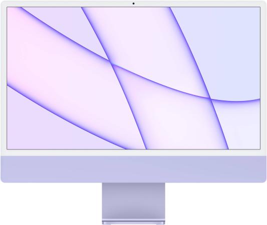 Моноблок 24" Apple iMac 24" 2021 4480 x 2520 М-M1 8Gb SSD 512 Gb M1 Mac OS X фиолетовый Z131000AH Z131000AH