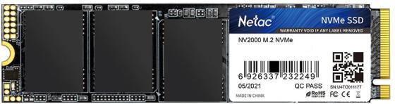 Твердотельный накопитель SSD M.2 512 Gb Netac NV2000 Read 2500Mb/s Write 1950Mb/s TLC NT01NV2000-512-E4X