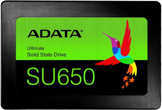 Твердотельный накопитель SSD 2.5" 512 Gb A-Data SU650 Read 520Mb/s Write 450Mb/s 3D NAND TLC ASU650SS-512GT-R