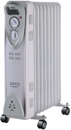 Масляный радиатор Oasis US-25 2500 Вт белый