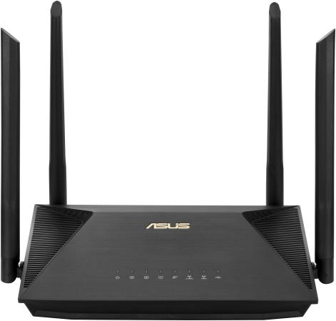 Wi-Fi роутер ASUS RT-AX53U 802.11ax 1200Mbps 2.4 ГГц 5 ГГц 3xLAN USB черный