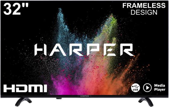Фото - Телевизор 32 Harper 32R720T черный 1366x768 60 Гц VGA 3 х HDMI 2 х USB CI телевизор harper 32r670t 32 2018
