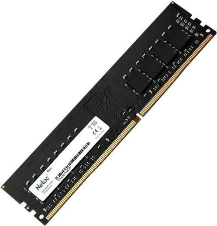 Оперативная память для компьютера 8Gb (1x8Gb) PC4-25600 3200MHz DDR4 DIMM CL16 Netac Basic NTBSD4P32SP-08