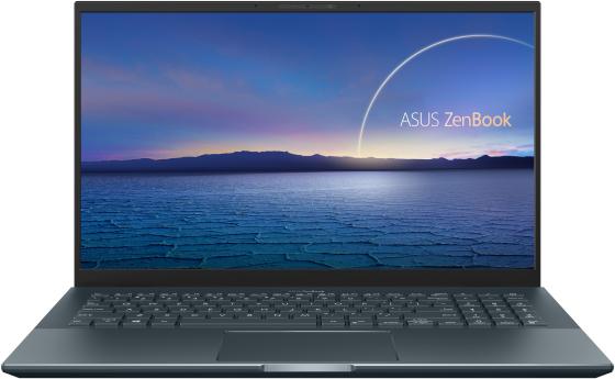 Ноутбук ASUS ZenBook Pro 15 UX535LI 15.6" 3840x2160 Intel Core i5-10300H SSD 1024 Gb 16Gb WiFi (802.11 b/g/n/ac/ax) Bluetooth 5.0 nVidia GeForce GTX 1650 Ti 4096 Мб серый Windows 10 Home 90NB0RW1-M07750