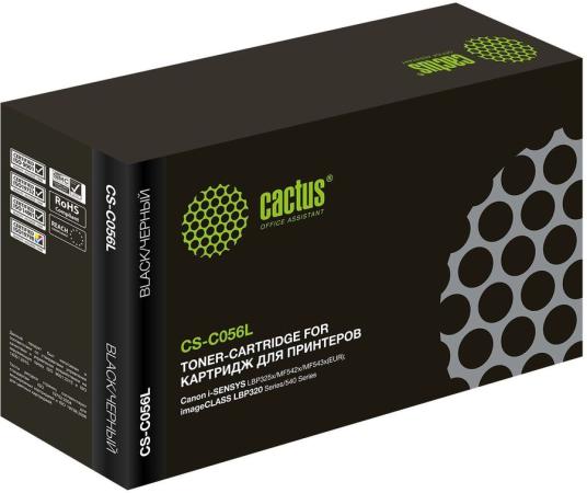 Картридж лазерный Cactus CS-C056L черный (10000стр.) для Canon imageCLASS LBP320 Series/540 Series
