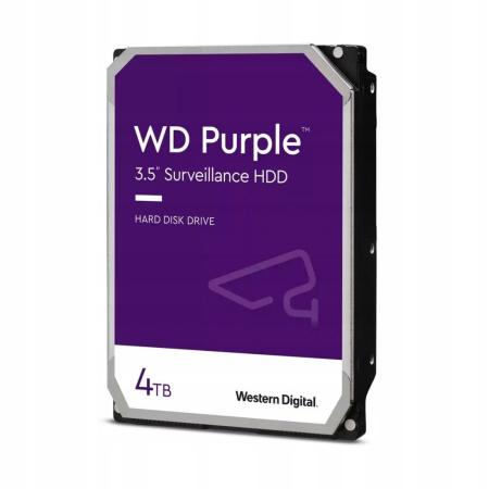 Жесткий диск 3.5" 4 Tb 5400 rpm 256 Mb cache Western Digital Purple SATA III 6 Gb/s WD42PURZ