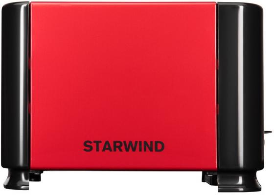 Тостер StarWind ST1102 красный чёрный