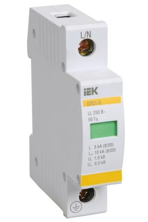 Выключатель автоматический IEK MOP20-1-B 30A тип B 1П 400В 1мод (упак.:1шт)