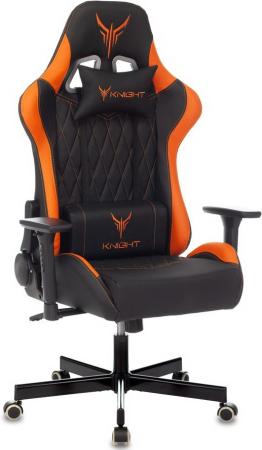 Кресло для геймеров Knight ARMOR чёрный оранжевый
