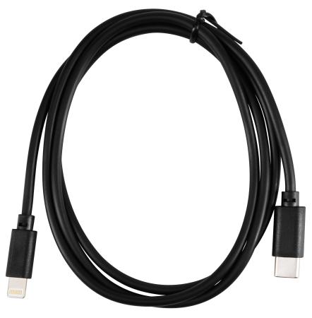 Кабель Buro PD18W USB Type-C (m)-Lightning (m) 1м черный
