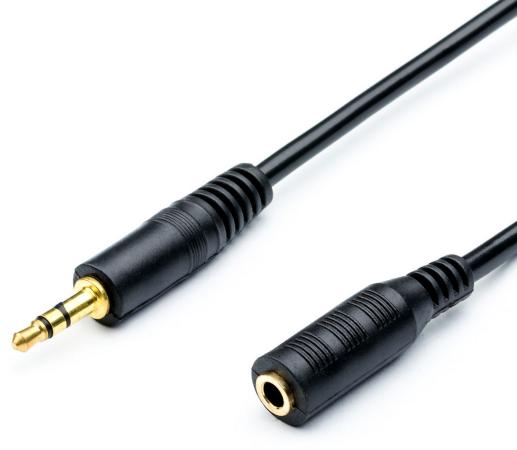 Аудио-кабель удлинитель 1.8 m Jack3.5(m)/Jack3.5(f)